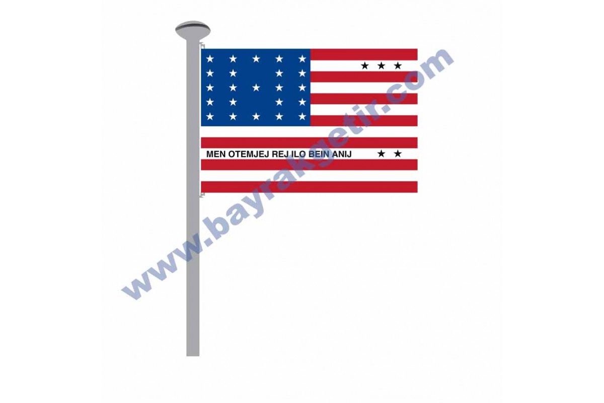 BİKİNİ ATOL GÖNDER BAYRAK 50x75 ( EBAT SEÇİNİZ ) BİKİNİ ATOL GÖNDER BAYRAK 50x75 ( EBAT SEÇİNİZ )